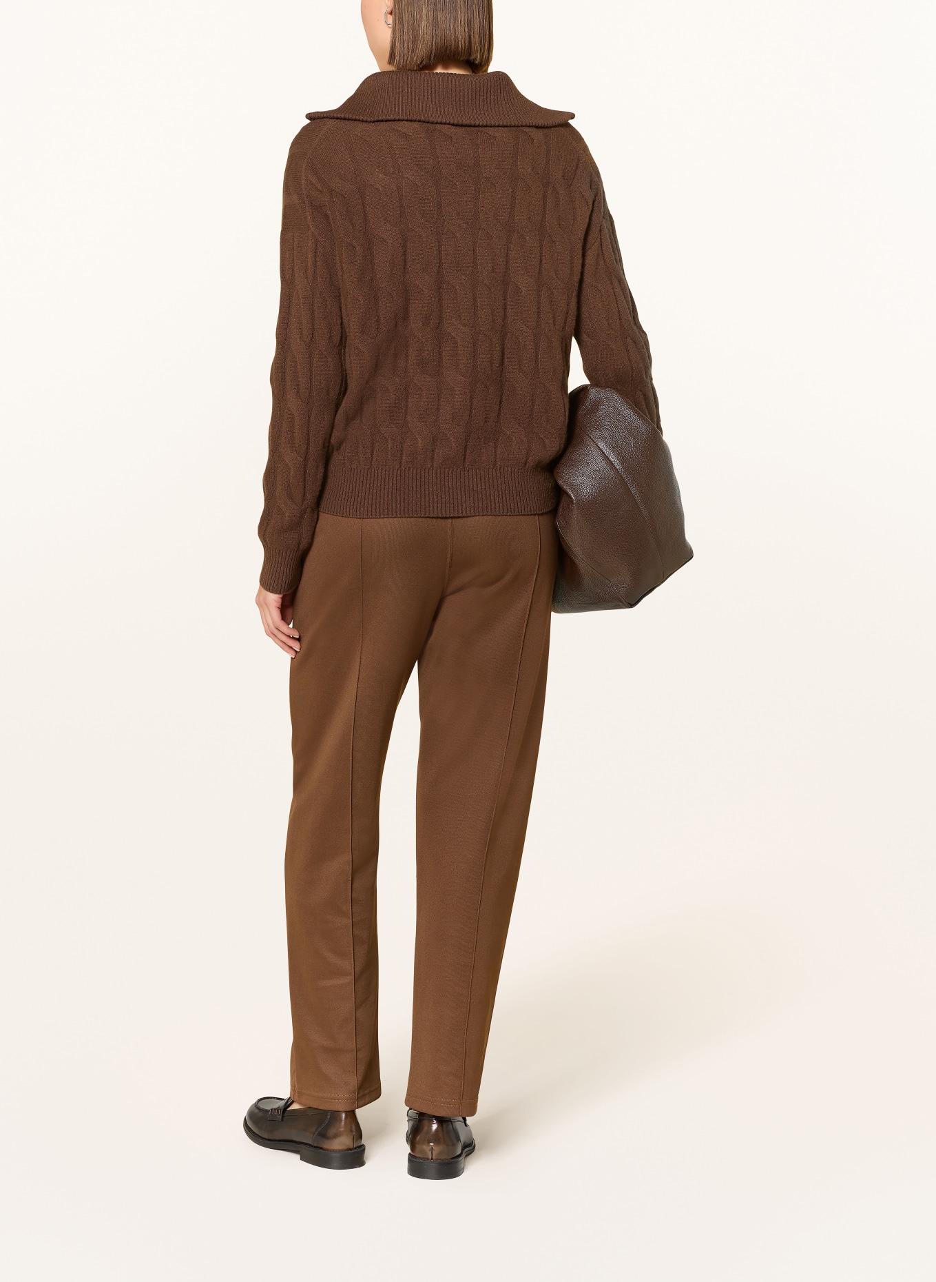 10DAYS Spodnie w stylu joggingowym: BRĄZOWY