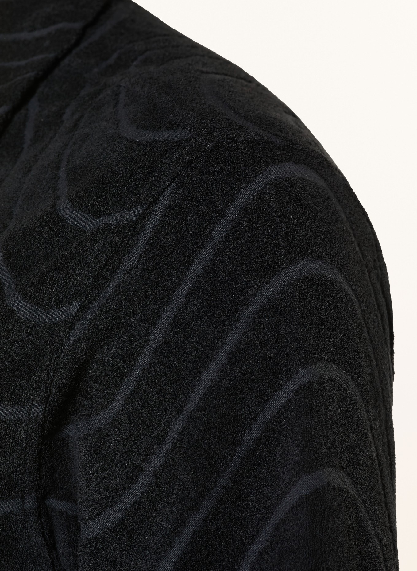 FRESCOBOL CARIOCA Koszula resortowa ROBERTO Comfort Fit z frotte: CZARNY