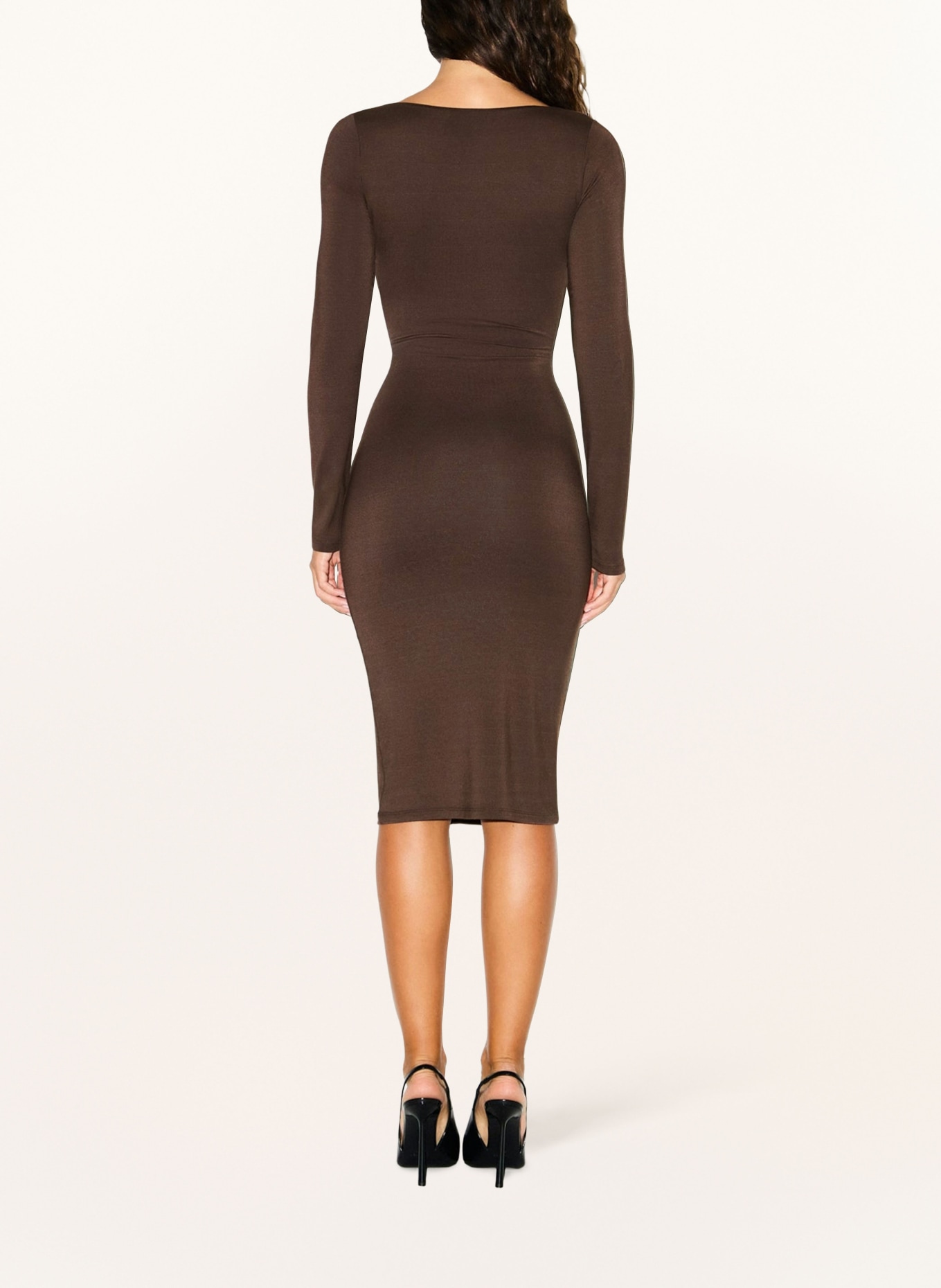 SKIMS Lounge-Kleid SMOOTH LAYER: ESPRESSO