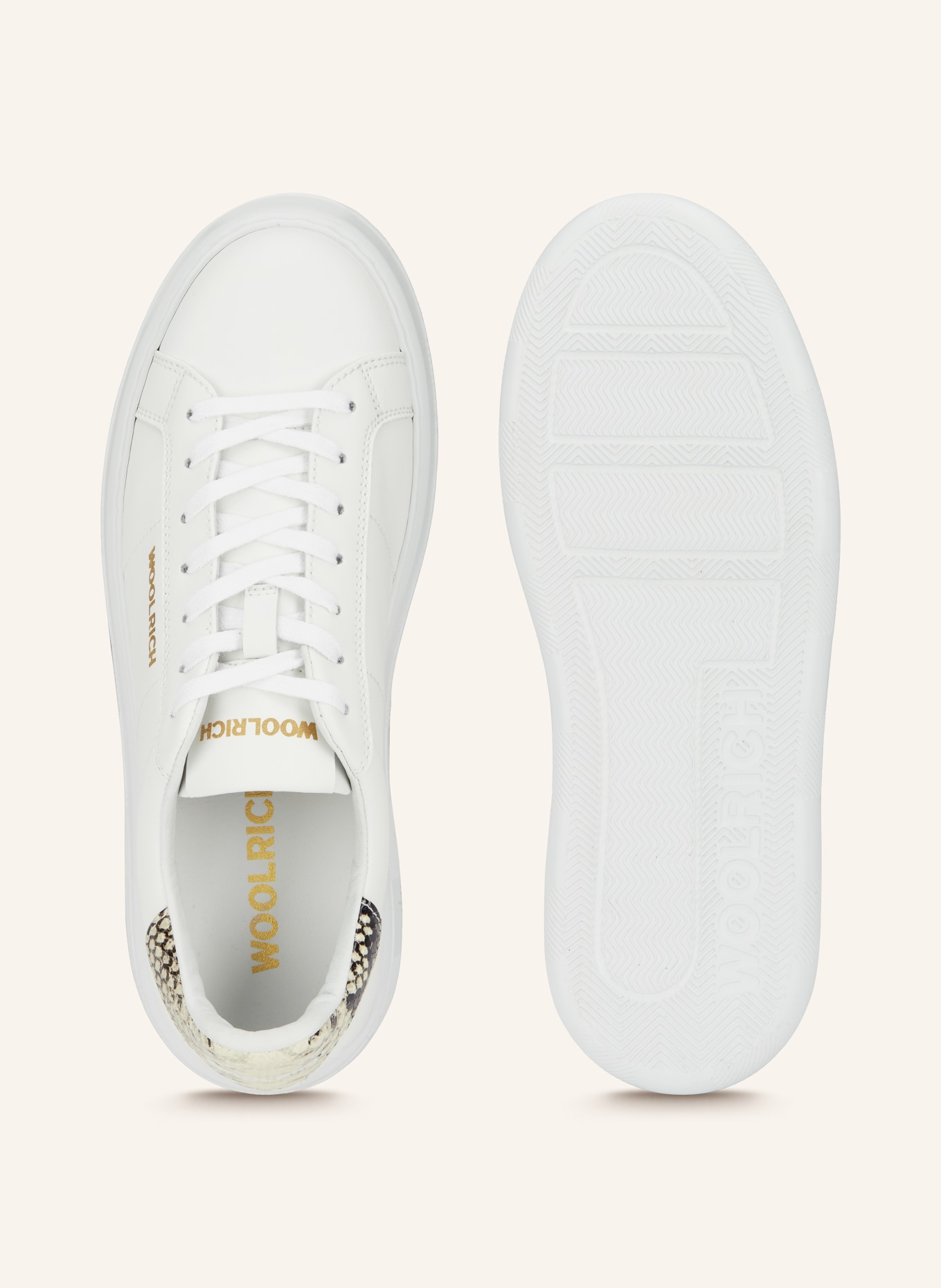 WOOLRICH trampki: BIAŁY