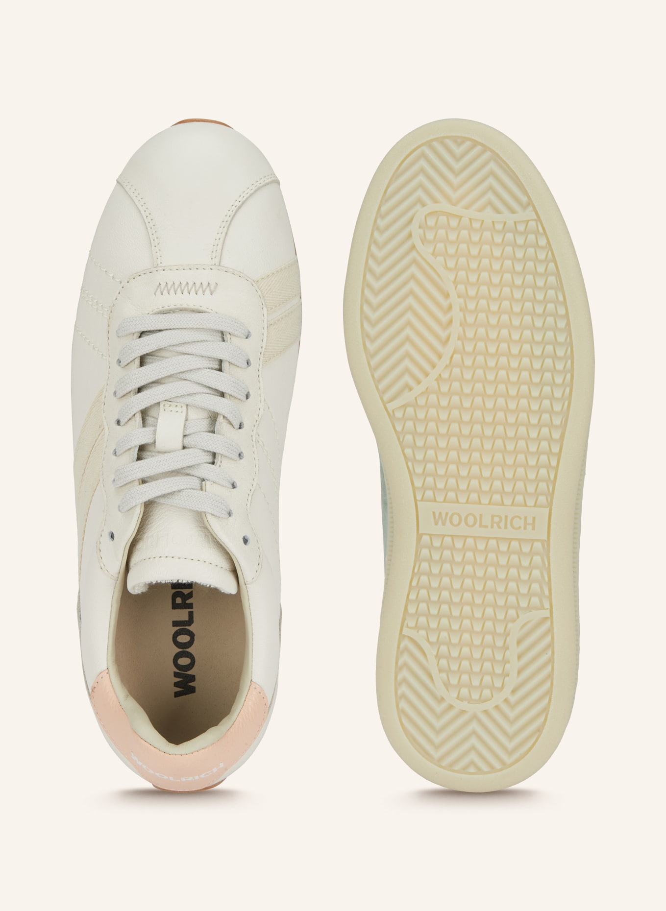 WOOLRICH SETA sneakers: LIGHT GRAY / ROSE / GRAY