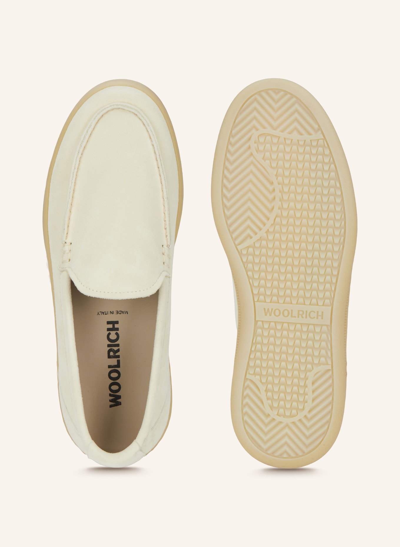 WOOLRICH loafer: ECRU