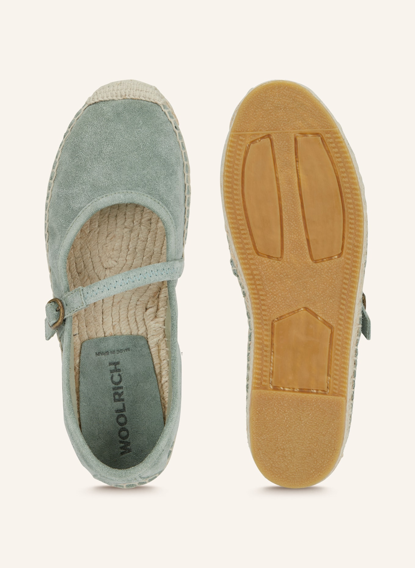 WOOLRICH Espadrilles CAMOSCIO: MINT