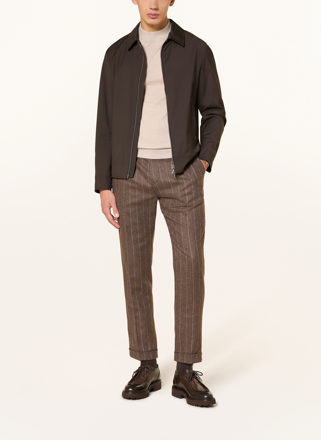 windsor. Blouson ATTILIO: DUNKELBRAUN