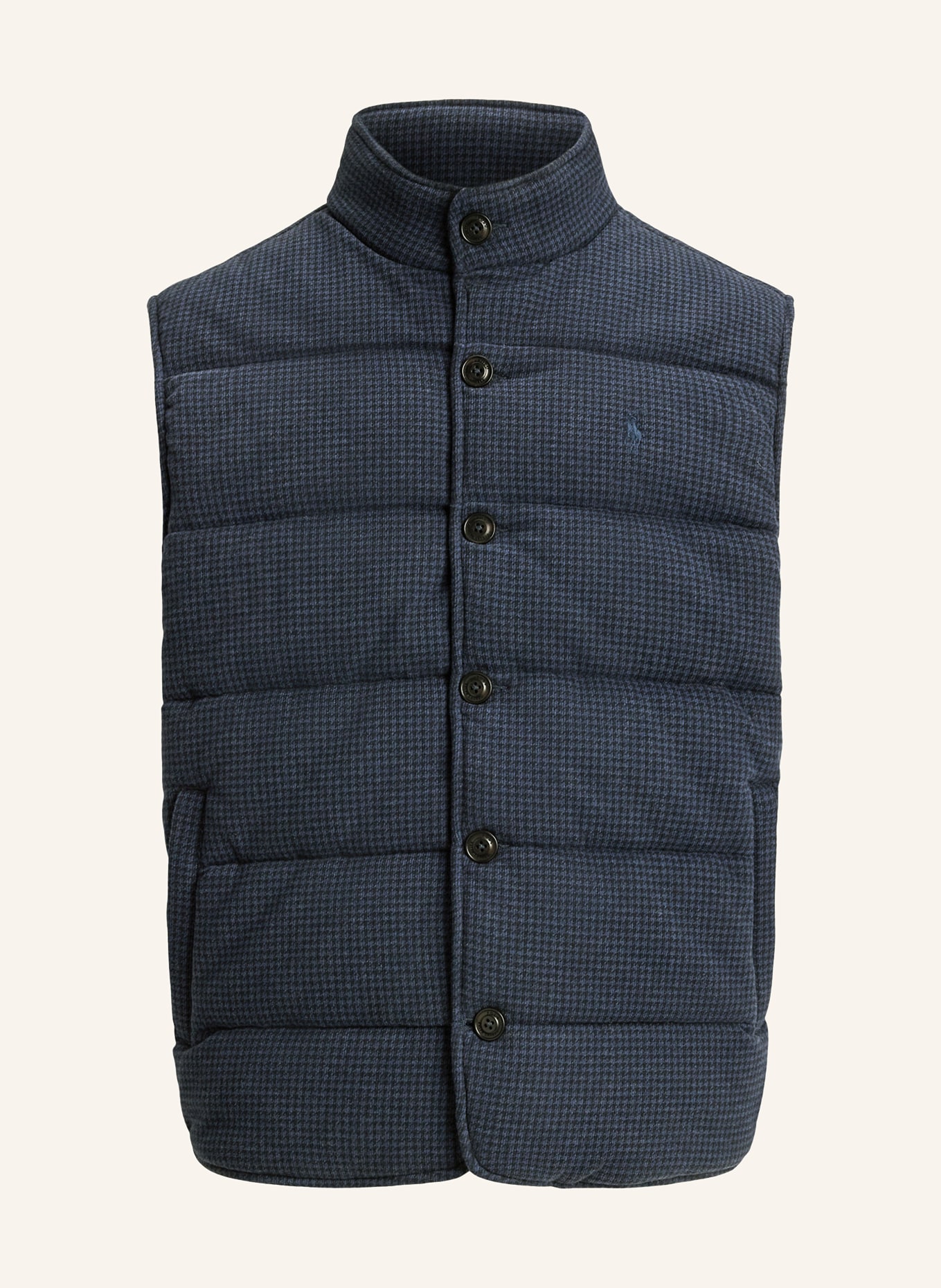 POLO RALPH LAUREN Steppweste: SCHWARZ / DUNKELBLAU