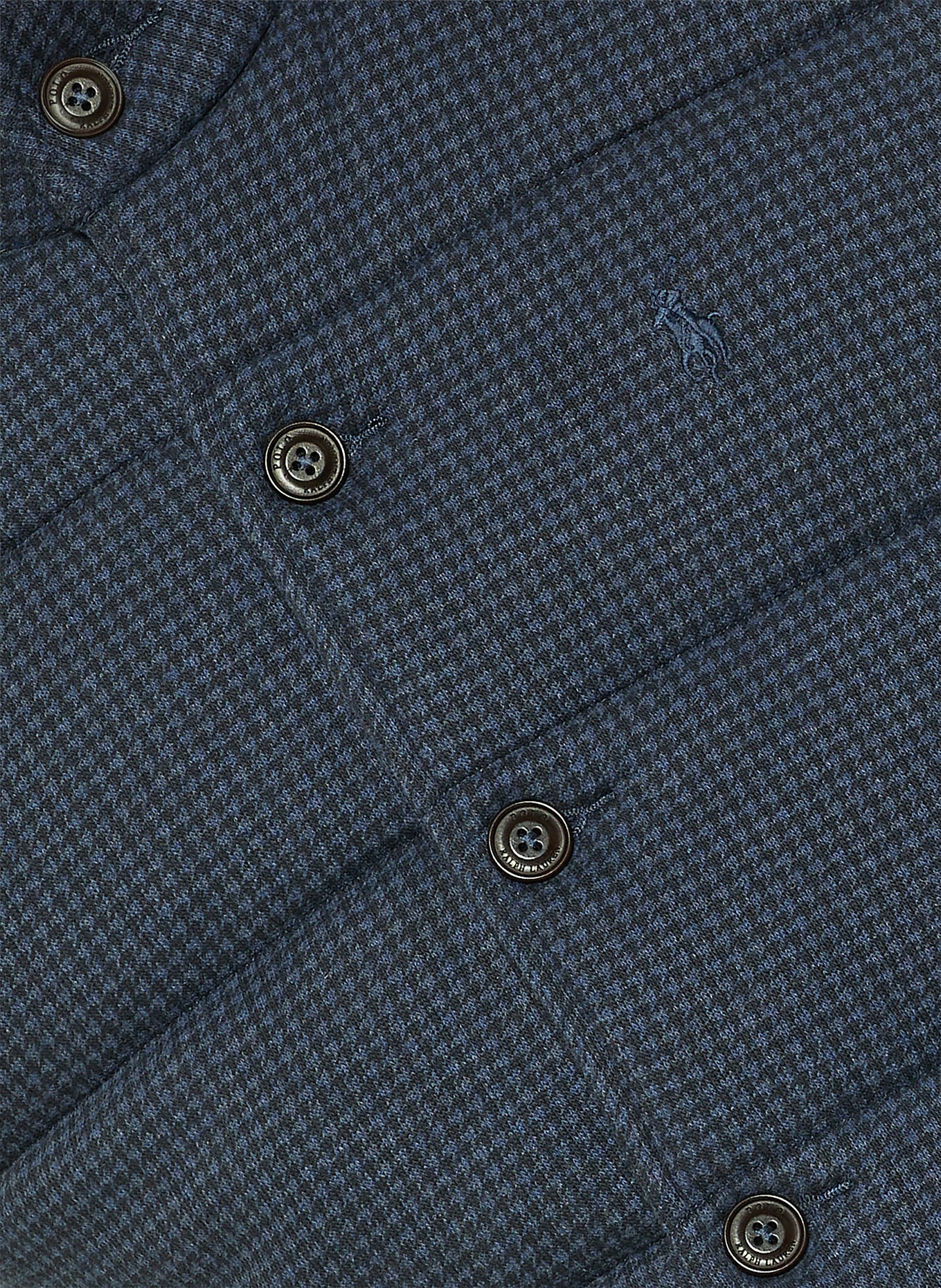 POLO RALPH LAUREN Steppweste: SCHWARZ / DUNKELBLAU