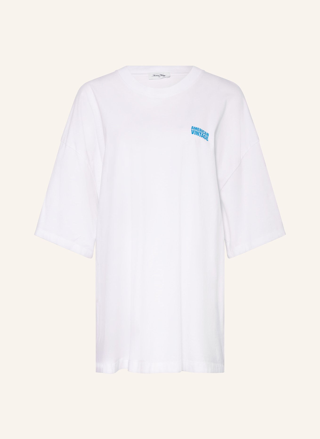 American Vintage Oversized-Shirt GIXY: WEISS