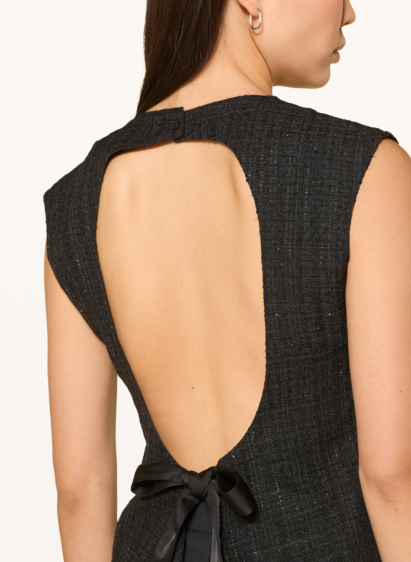 NEO NOIR Bouclé-Top RAFLI: SCHWARZ