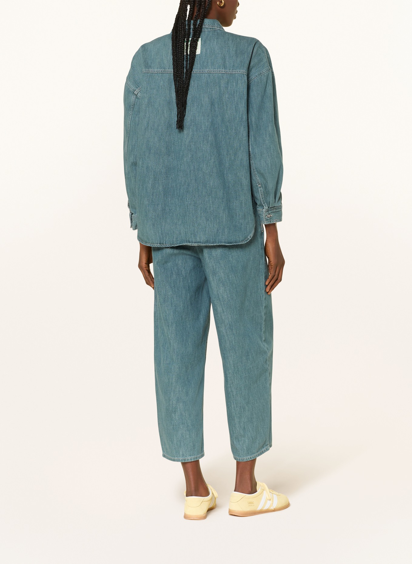 American Vintage Džínové kalhoty: MEDIUM GREEN CA MEDIUM GREEN CAST