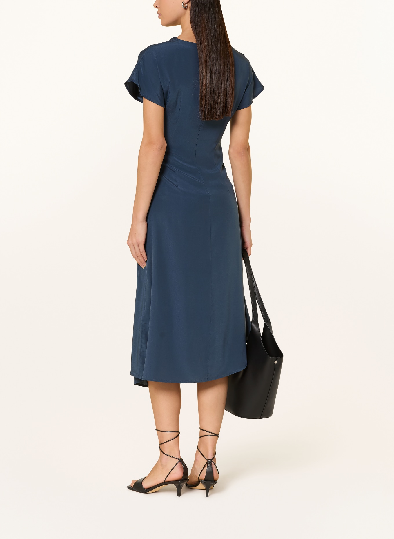 dea kudibal Seidenkleid JACINTADEA: DUNKELBLAU