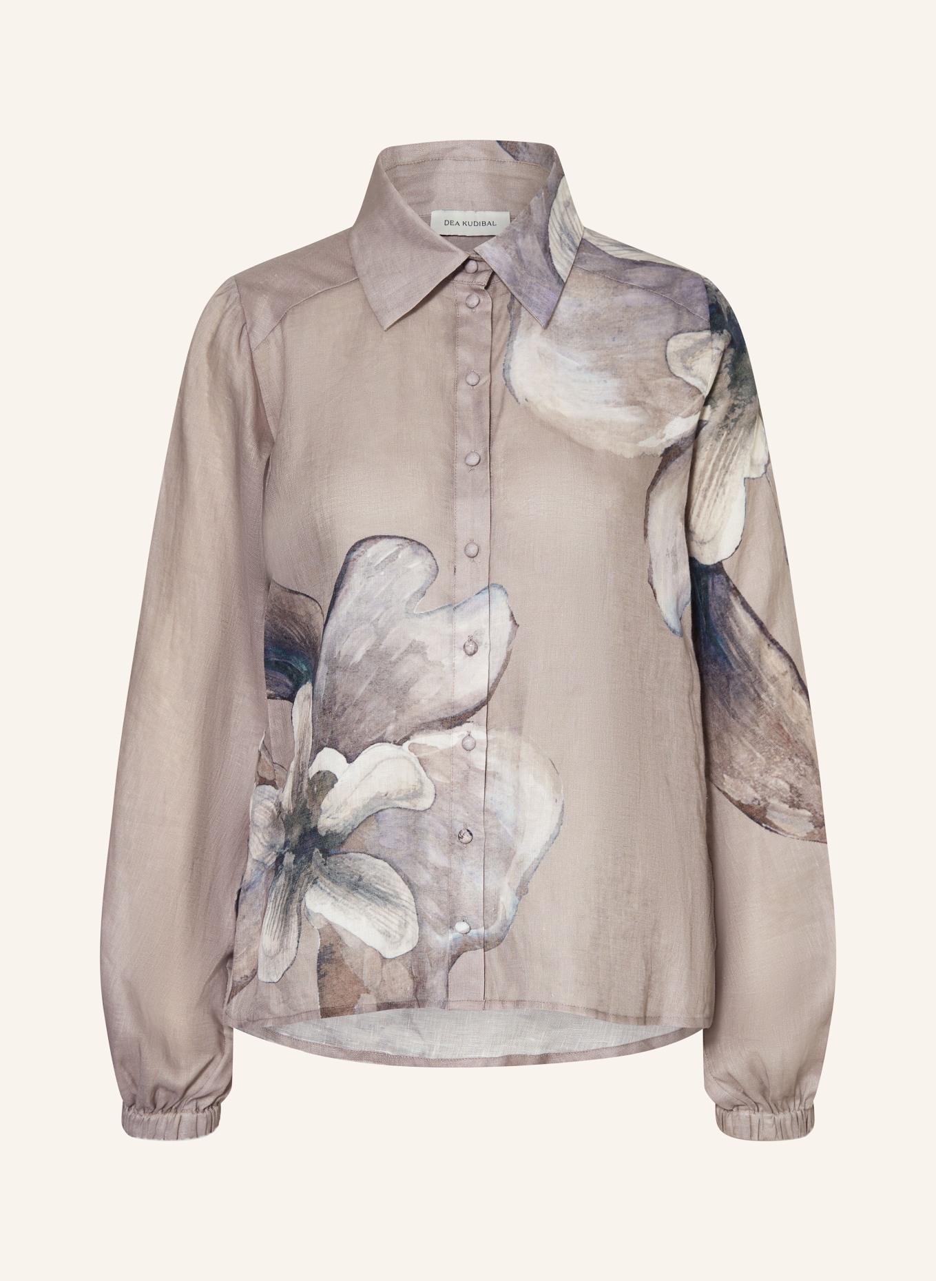 dea kudibal SIOMADEA linen shirt blouse: TAUPE / GRAY