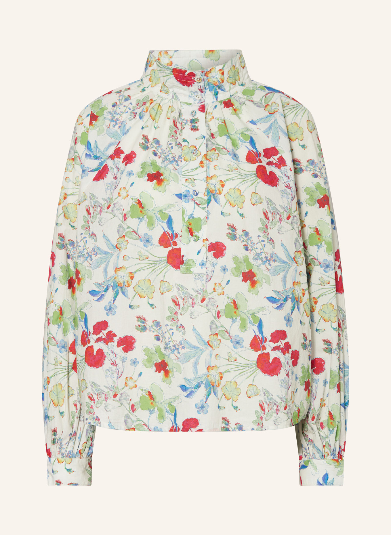 dea kudibal NICOLADEA blouse: ECRU / RED / GREEN