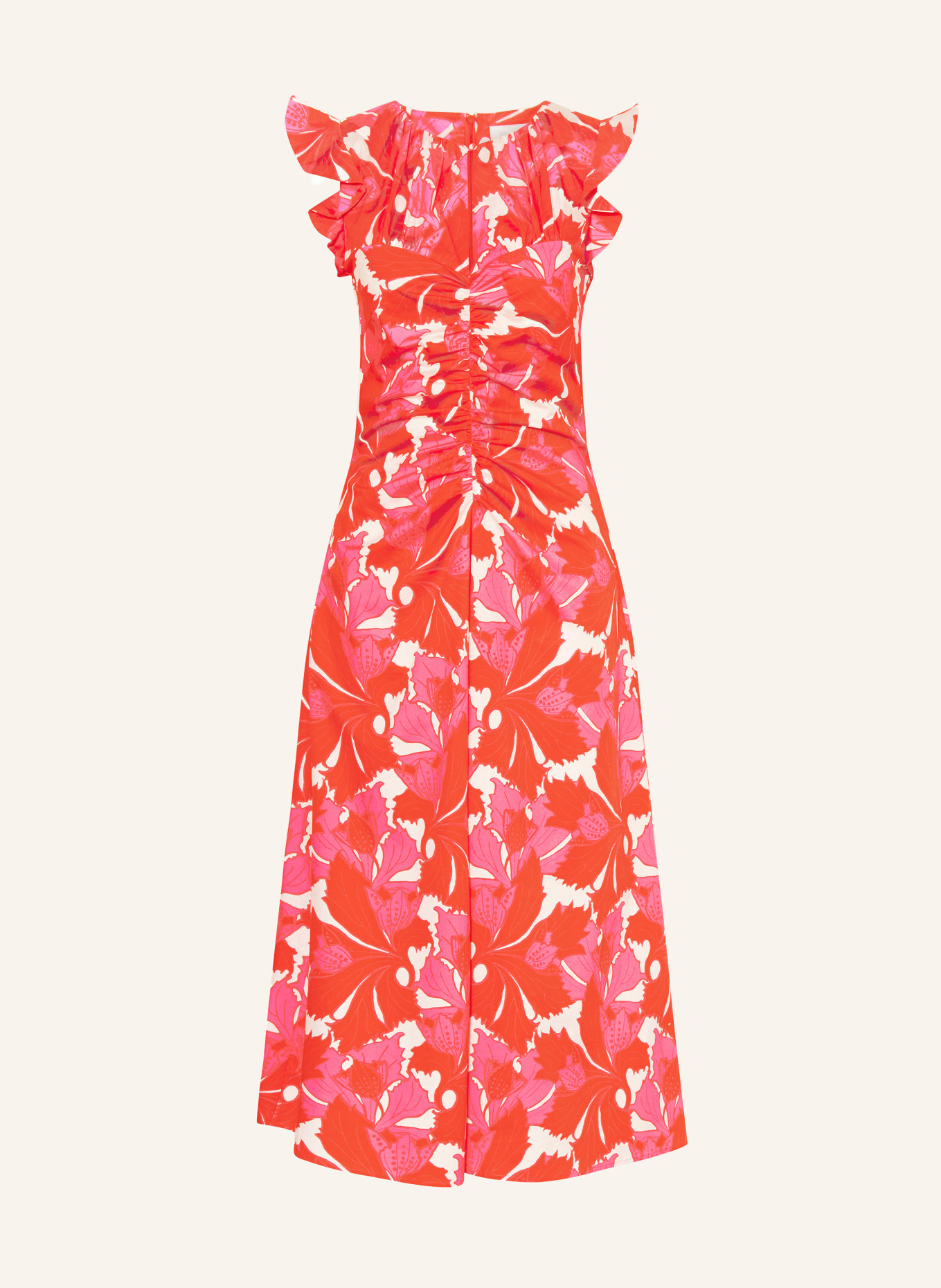 dea kudibal OFELIADEA dress: PINK / RED / WHITE