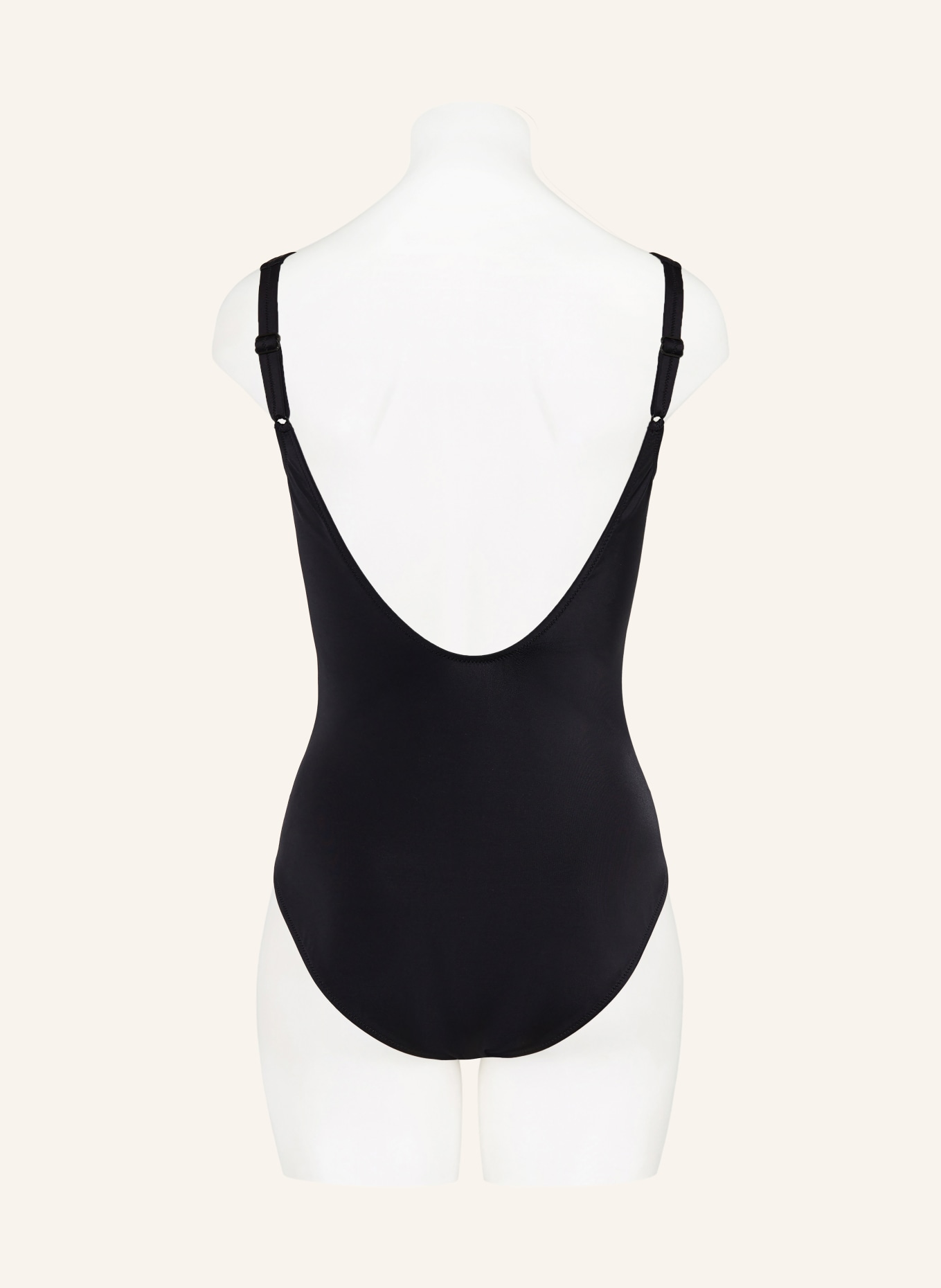 Charmline Shape-Badeanzug DESERT LINES: SCHWARZ