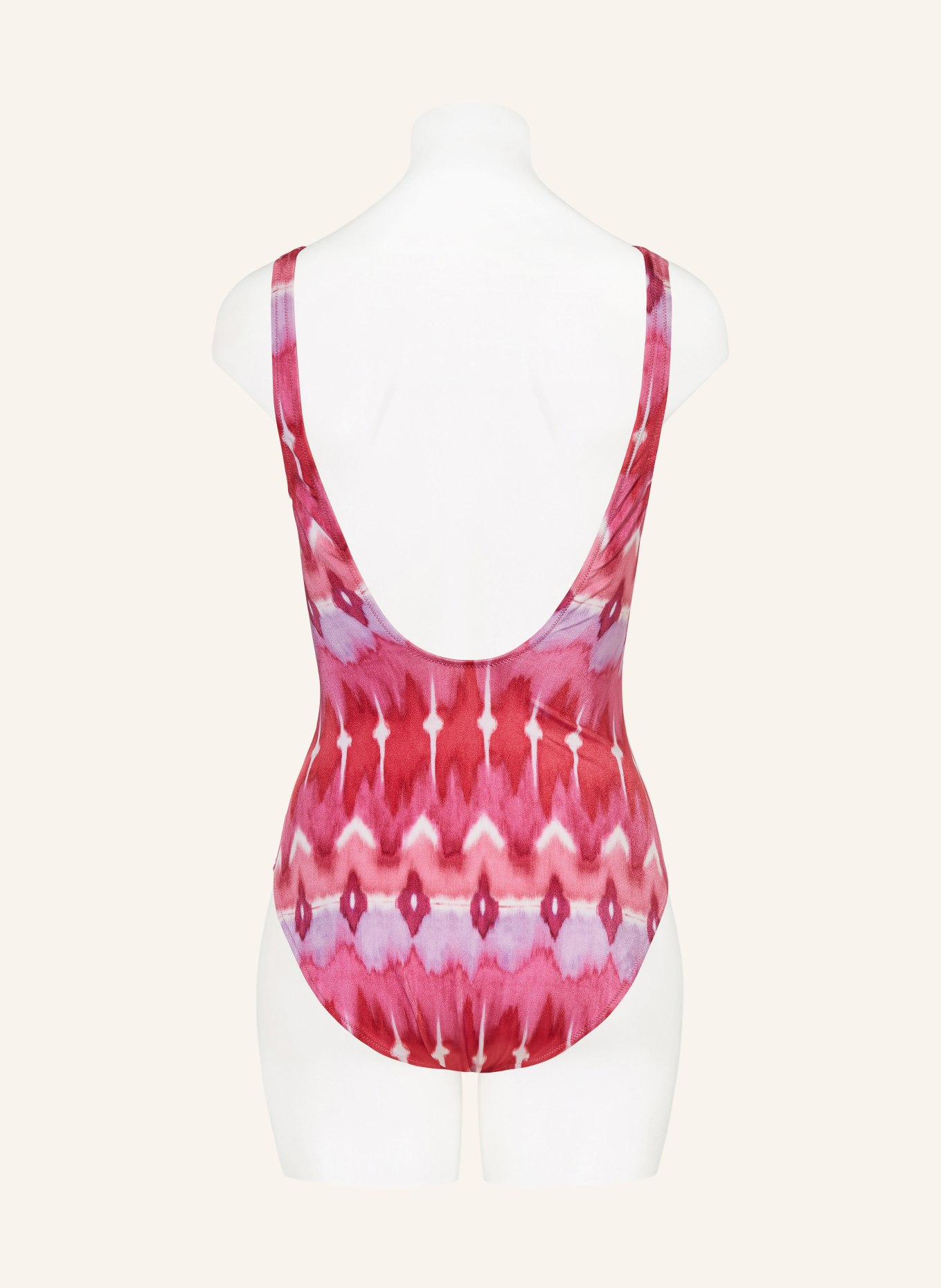 Charmline Shape-Badeanzug IKAT ENERGY: PINK / HELLLILA / WEISS