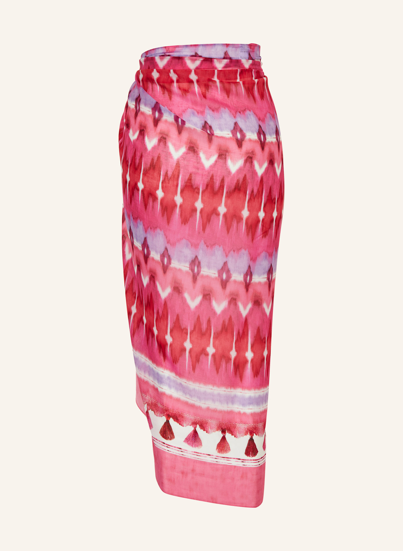 Charmline Pareo IKAT ENERGY: RŮŽOVÁ / SVĚTLE FIALOVÁ / BÍLÁ