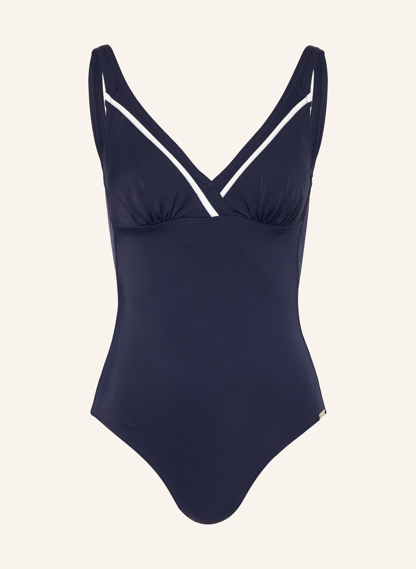 Charmline Shape-Badeanzug EDGE LINE: DUNKELBLAU