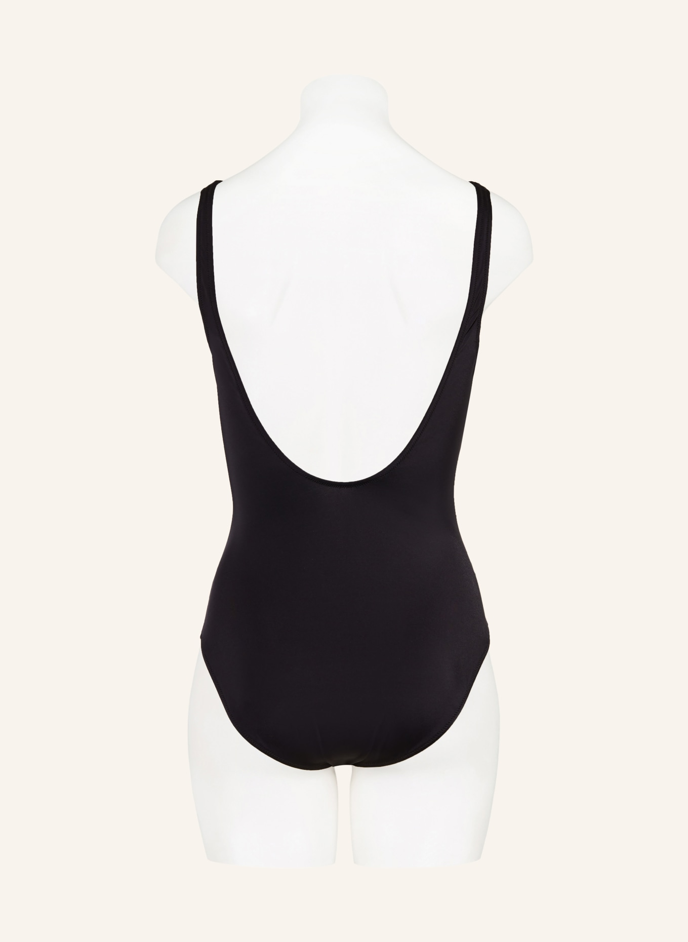 Charmline Shape-Badeanzug ORNAMENT GRACE: SCHWARZ / CREME / OLIV