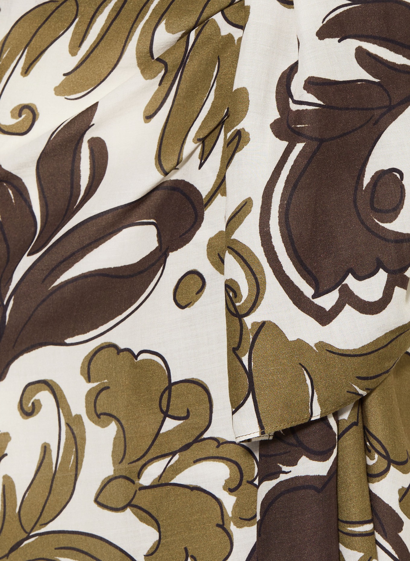 Charmline Pareo ORNAMENT GRACE: BROWN / DARK BROWN / WHITE