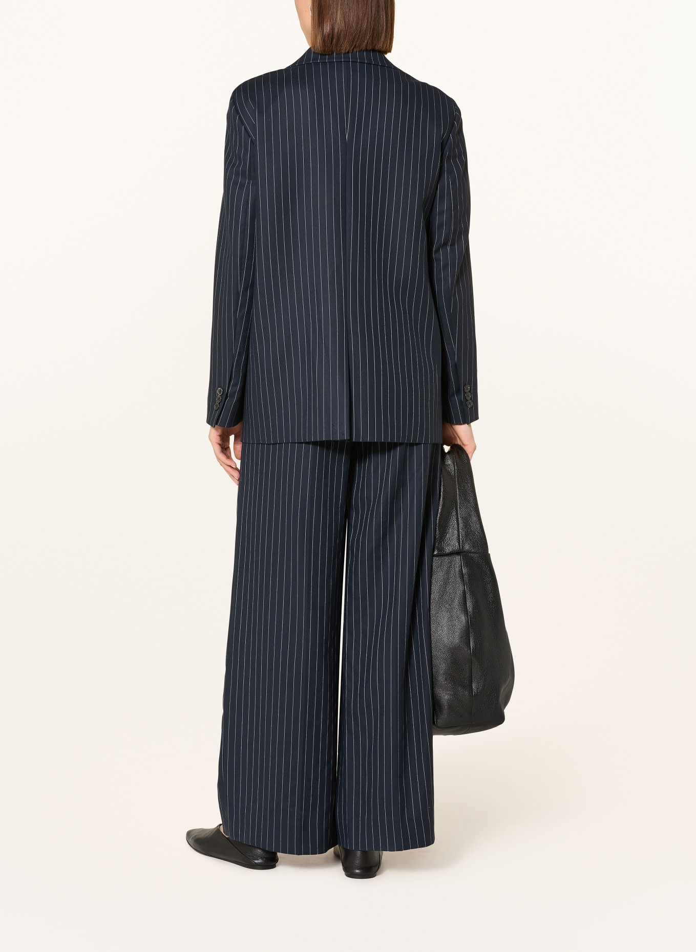 ARMEDANGELS Marlenehose KAAYUA: DUNKELBLAU / WEISS