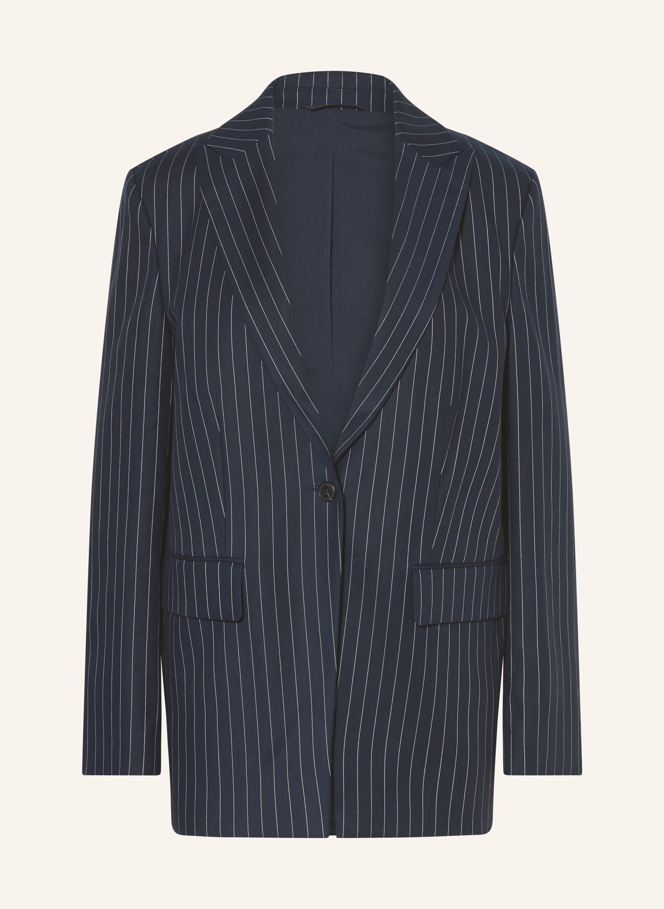 ARMEDANGELS Blazer MIKULAA: DUNKELBLAU / WEISS