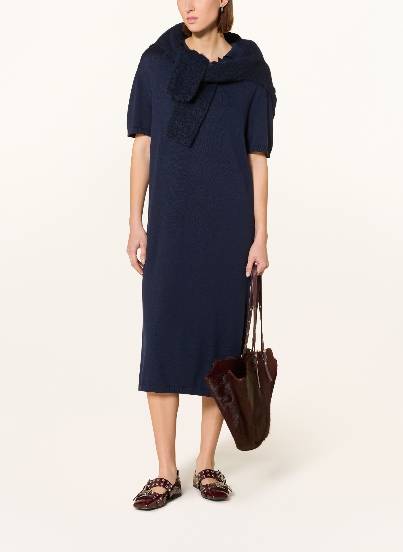 ARMEDANGELS sukienka z dzianiny: GRANATOWY