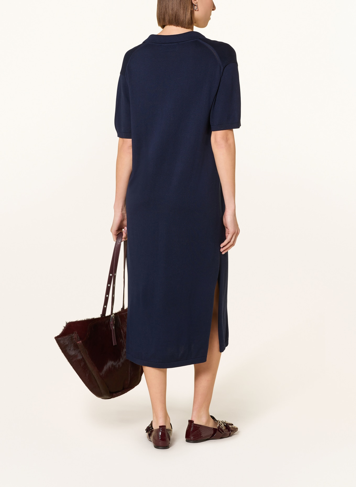 ARMEDANGELS sukienka z dzianiny: GRANATOWY