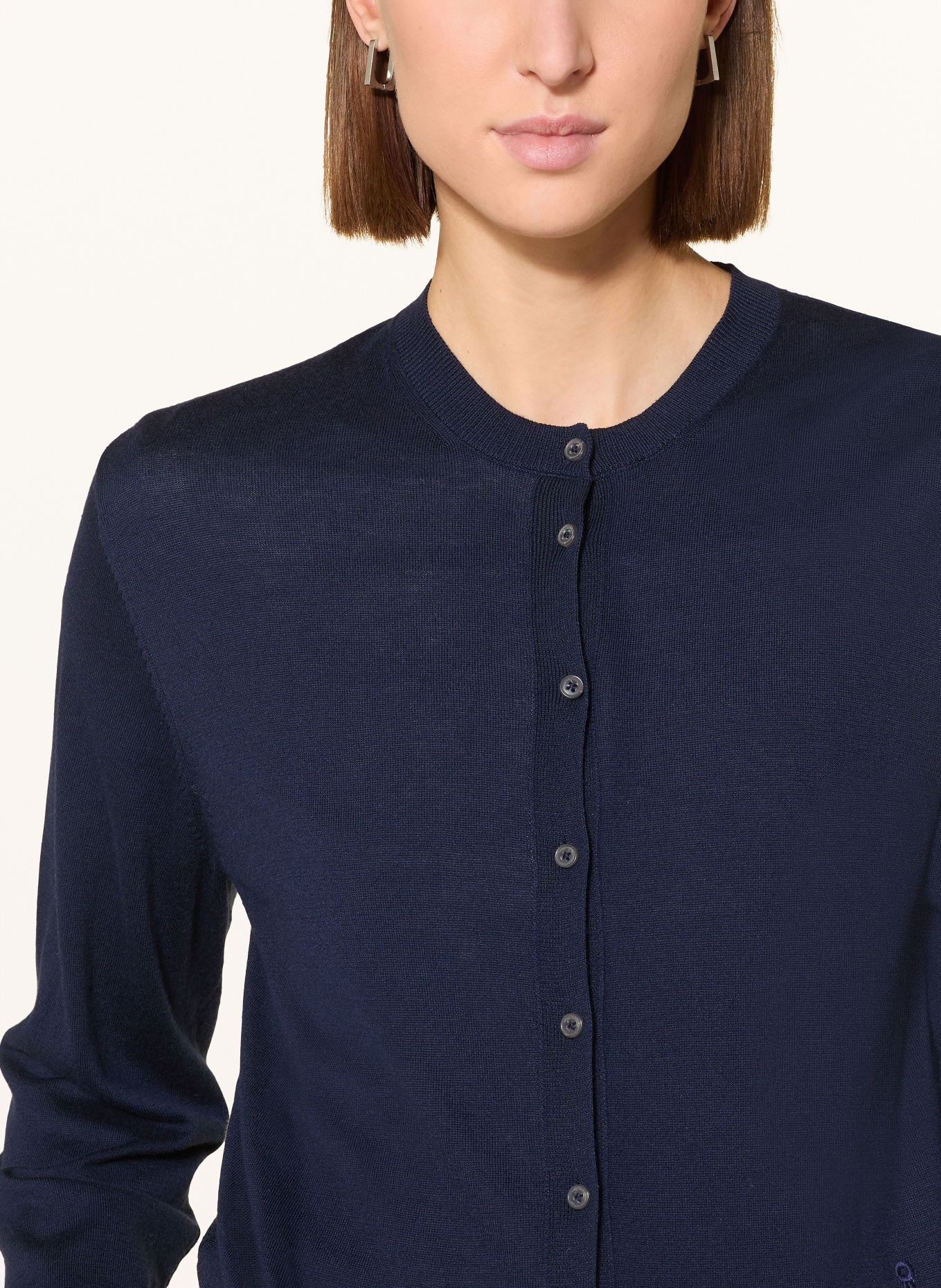 ARMEDANGELS vest: DONKERBLAUW