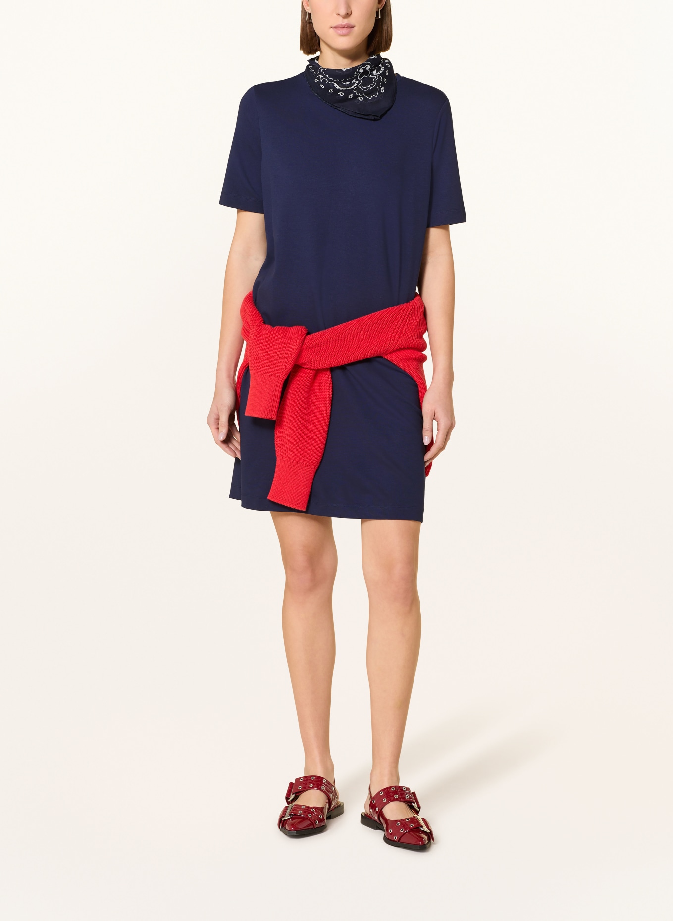 ARMEDANGELS MAARILIANA jersey dress: DARK BLUE