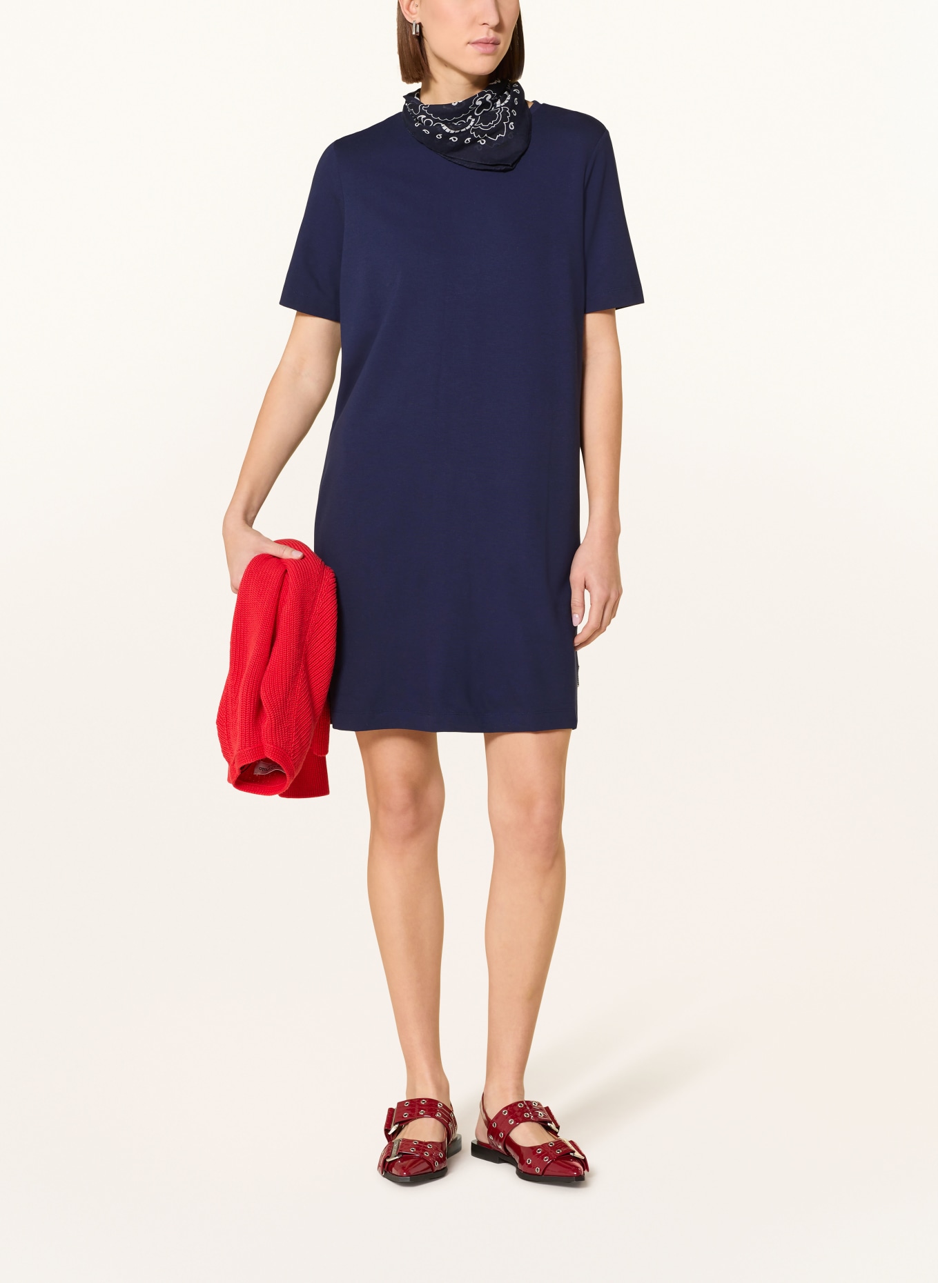 ARMEDANGELS MAARILIANA jersey dress: DARK BLUE