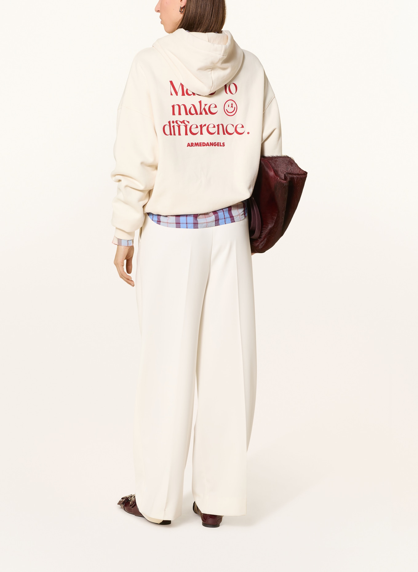 ARMEDANGELS Oversized-Hoodie FRANCISARAA: CREME