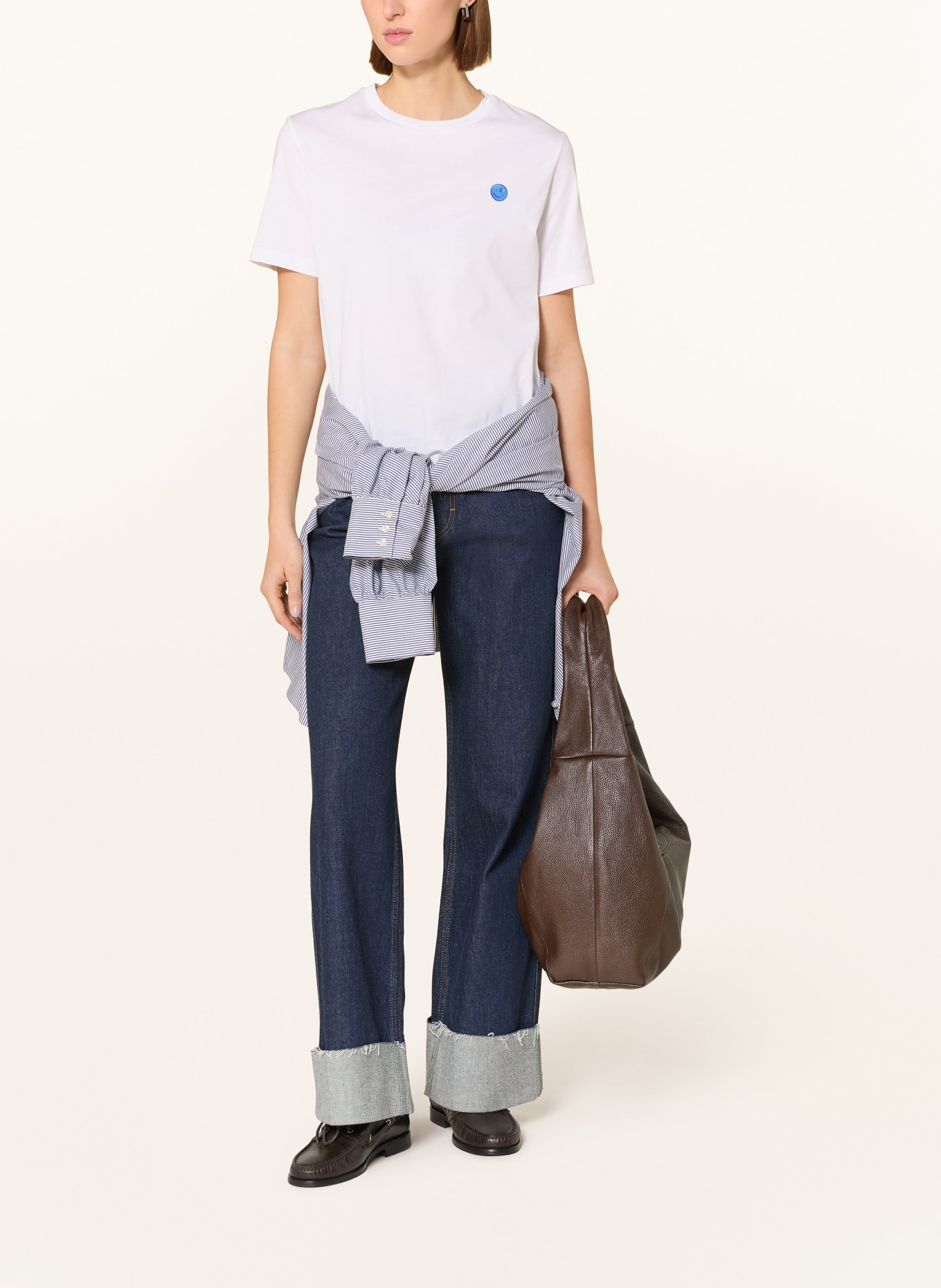 ARMEDANGELS T-Shirt LUALAA: WEISS