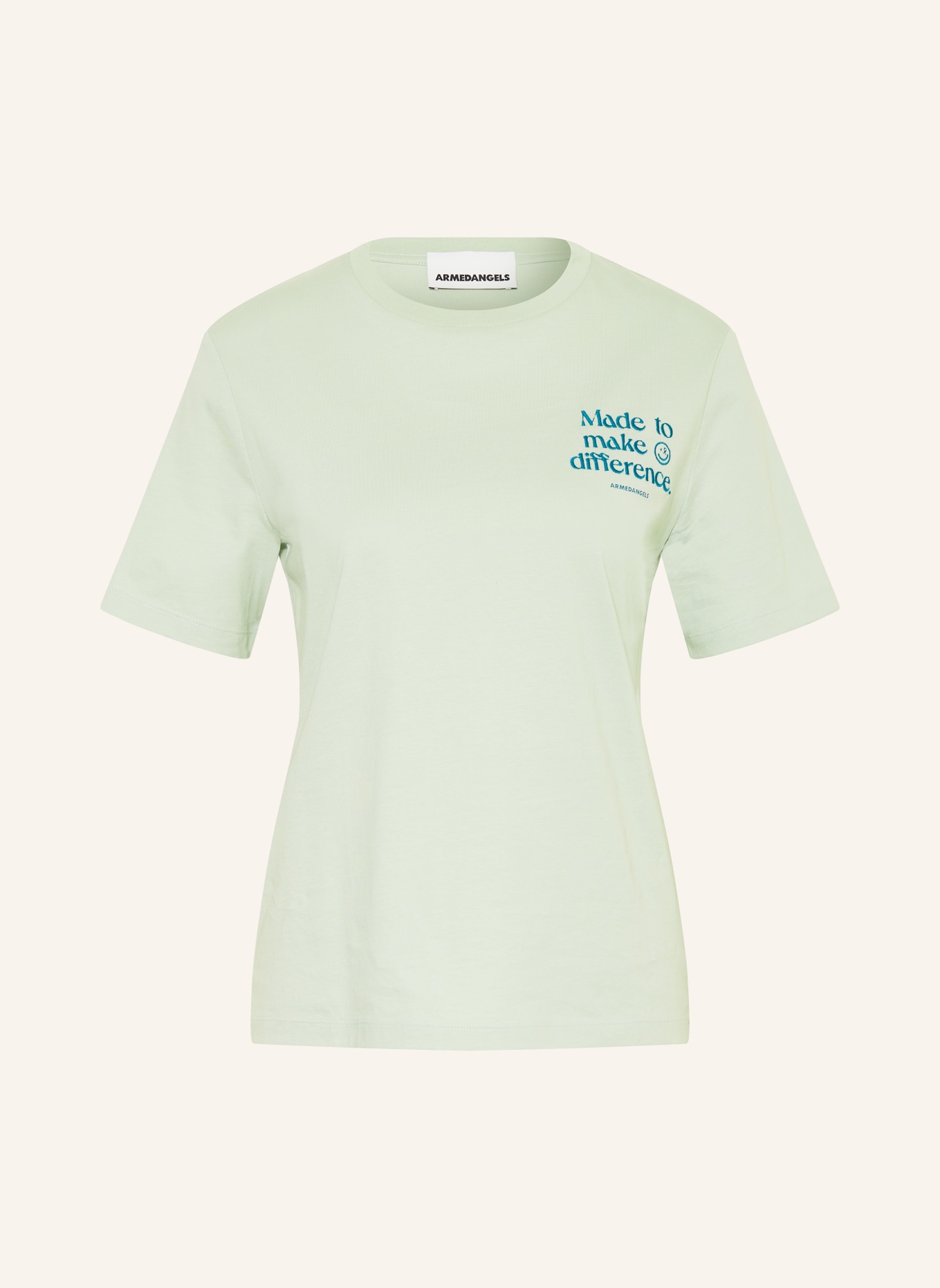 ARMEDANGELS T-Shirt LUALAA: HELLGRÜN