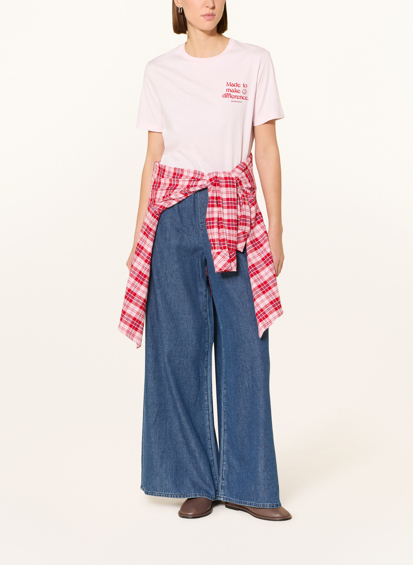 ARMEDANGELS T-Shirt LUALAA: ROSA