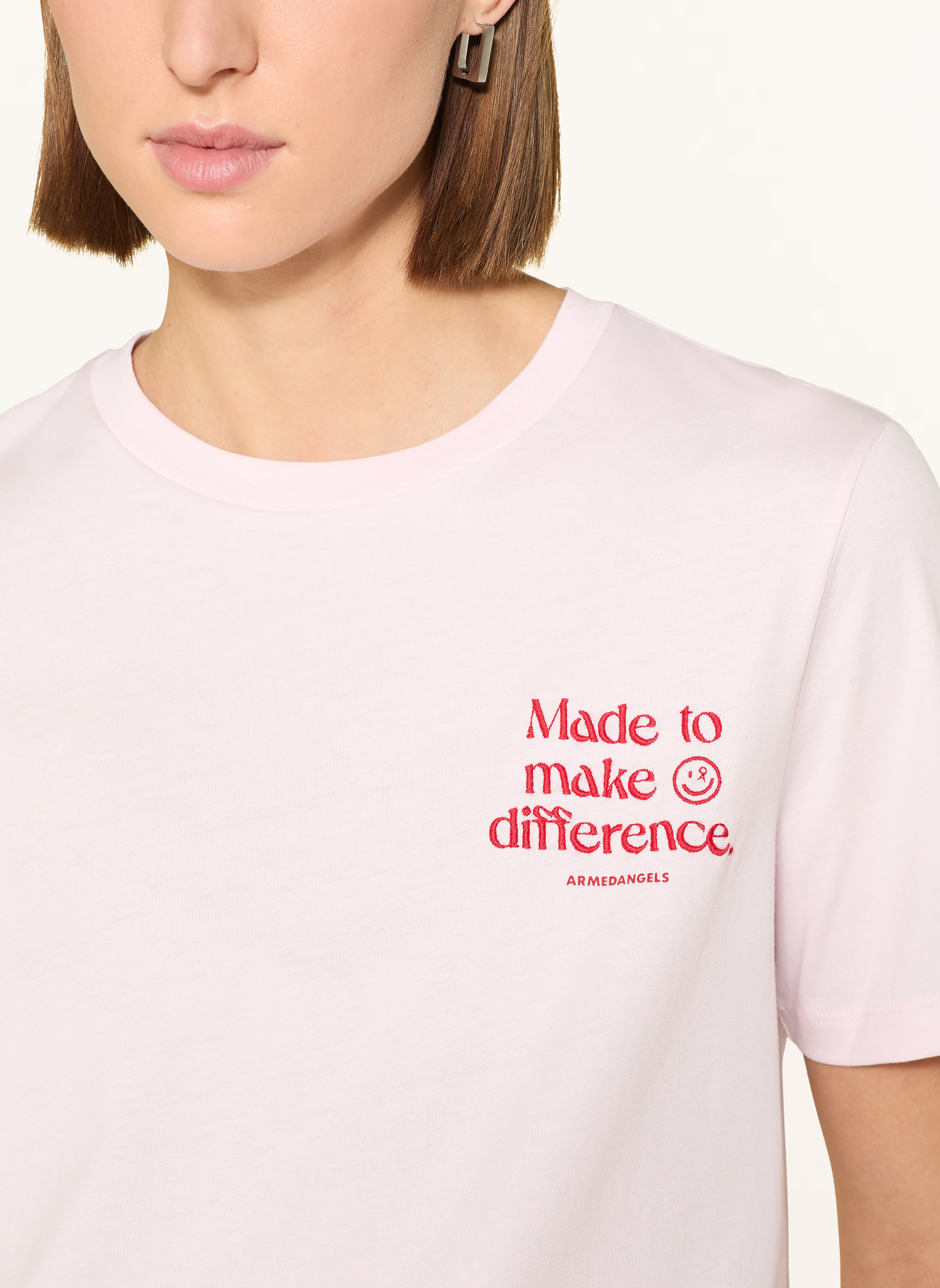 ARMEDANGELS T-Shirt LUALAA: ROSA