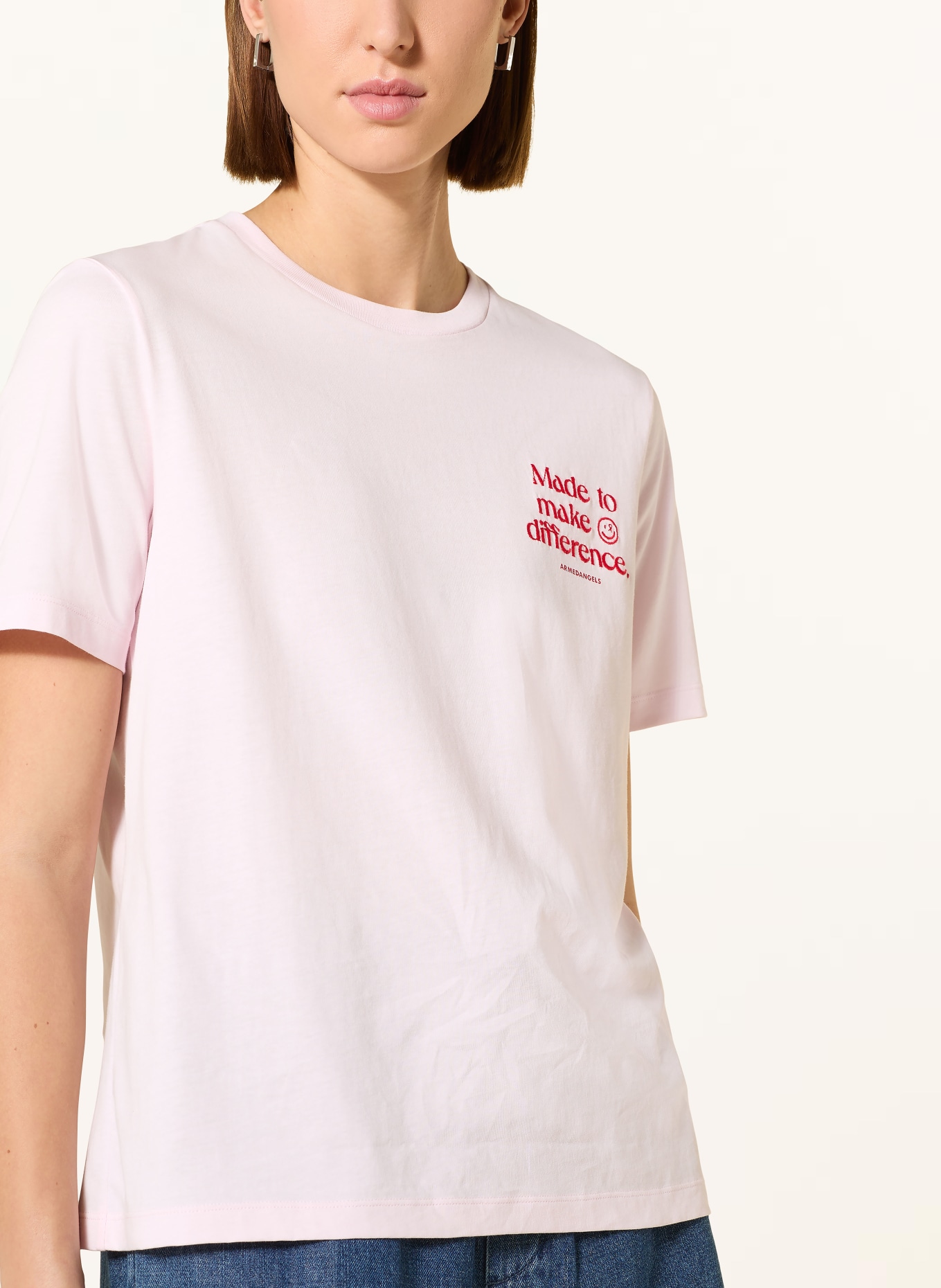 ARMEDANGELS T-Shirt LUALAA: ROSA