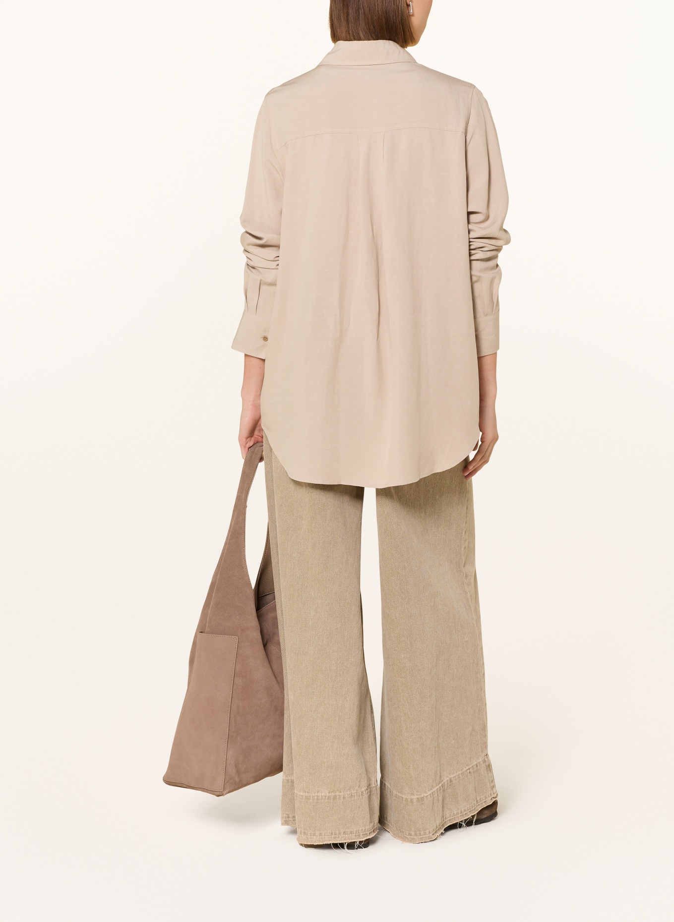 ARMEDANGELS Hemdbluse: BEIGE