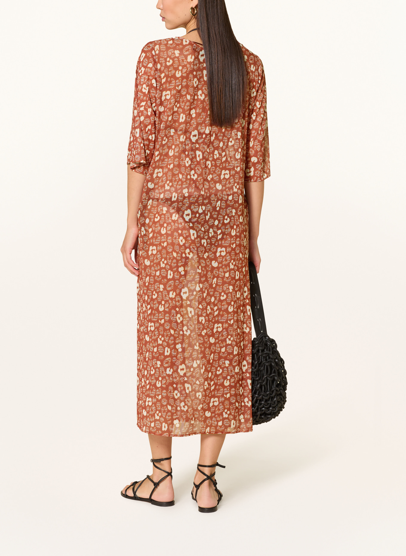 Lidea Strandkleid GILDED WILD: COGNAC / CREME