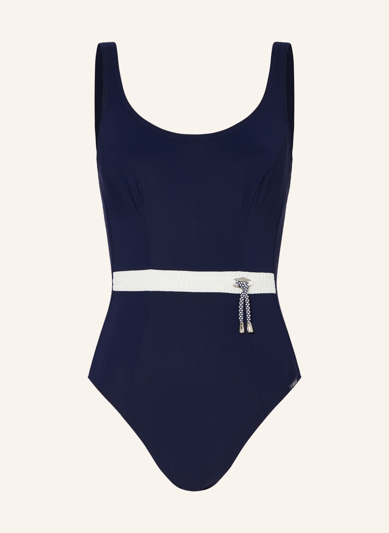 Lidea NAUTIC EDGE Swimsuit: DARK BLUE / WHITE
