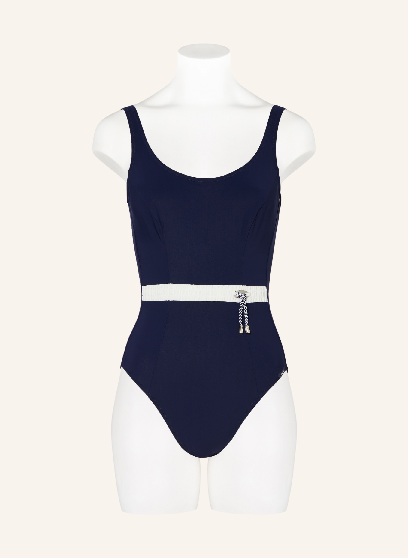 Lidea NAUTIC EDGE Swimsuit: DARK BLUE / WHITE