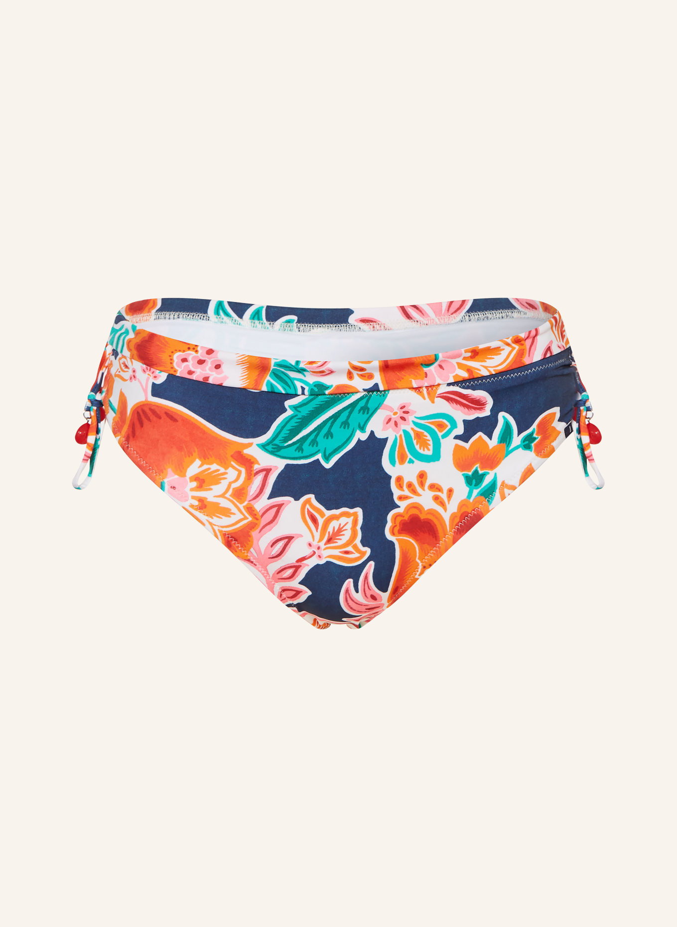 Lidea Basic-Bikini-Hose PETAL PATCH: DUNKELBLAU / ORANGE / DUNKELGRÜN