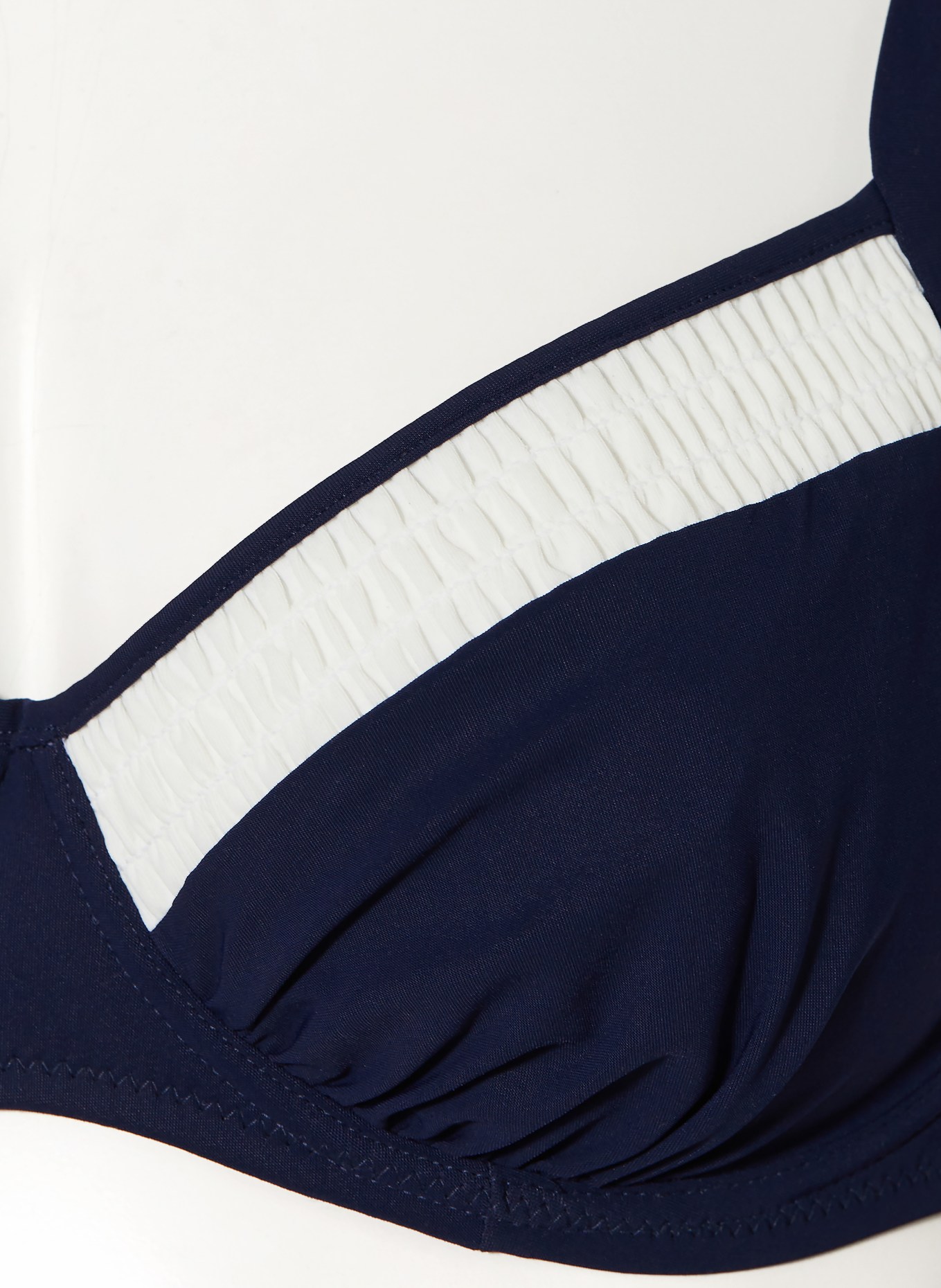 Lidea Gorset bikini NAUTIC EDGE: GRANATOWY / BIAŁY