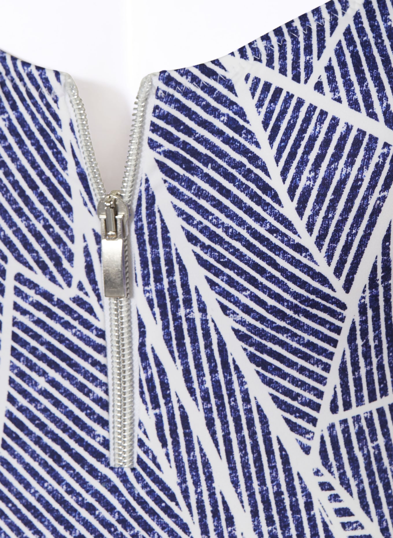 Lidea Badeanzug INDIGO GRID: DUNKELBLAU / WEISS