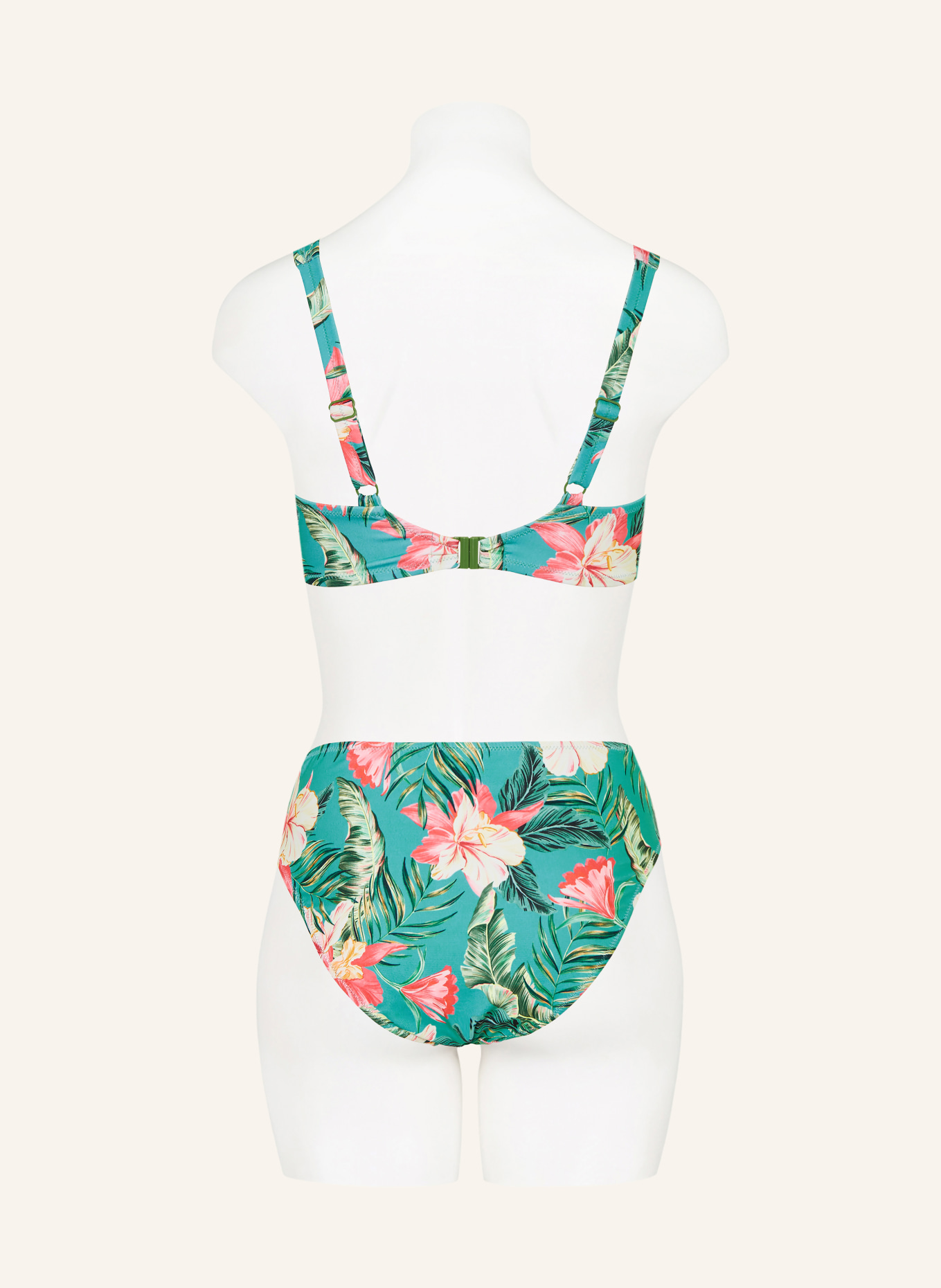 Lidea Bügel-Bikini-Top TROPIC JOY: GRÜN / HELLROT / HELLGELB