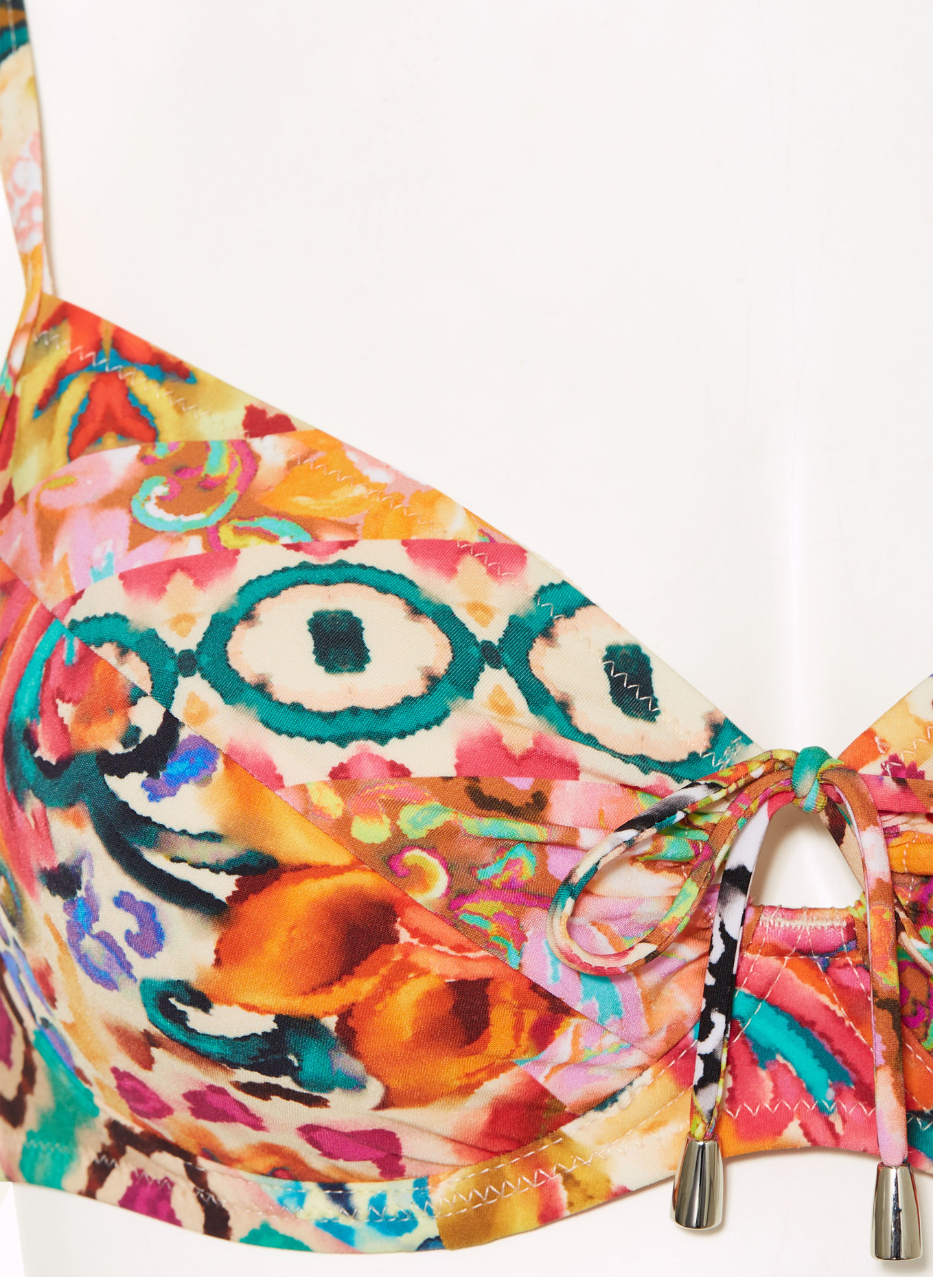 Lidea Bügel-Bikini-Top VIVA VIBE mit Cut-out: ORANGE / PINK / BLAU