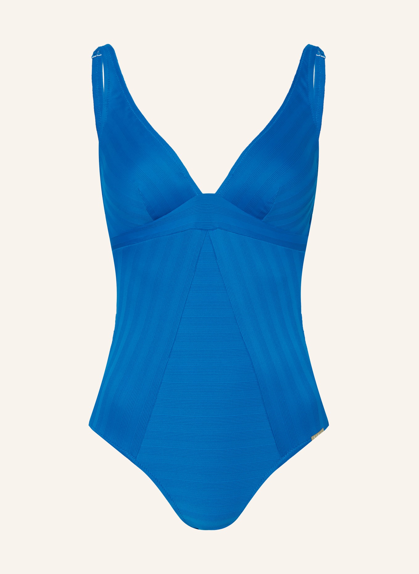 Lidea LINEAR CODE swimsuit: BLUE