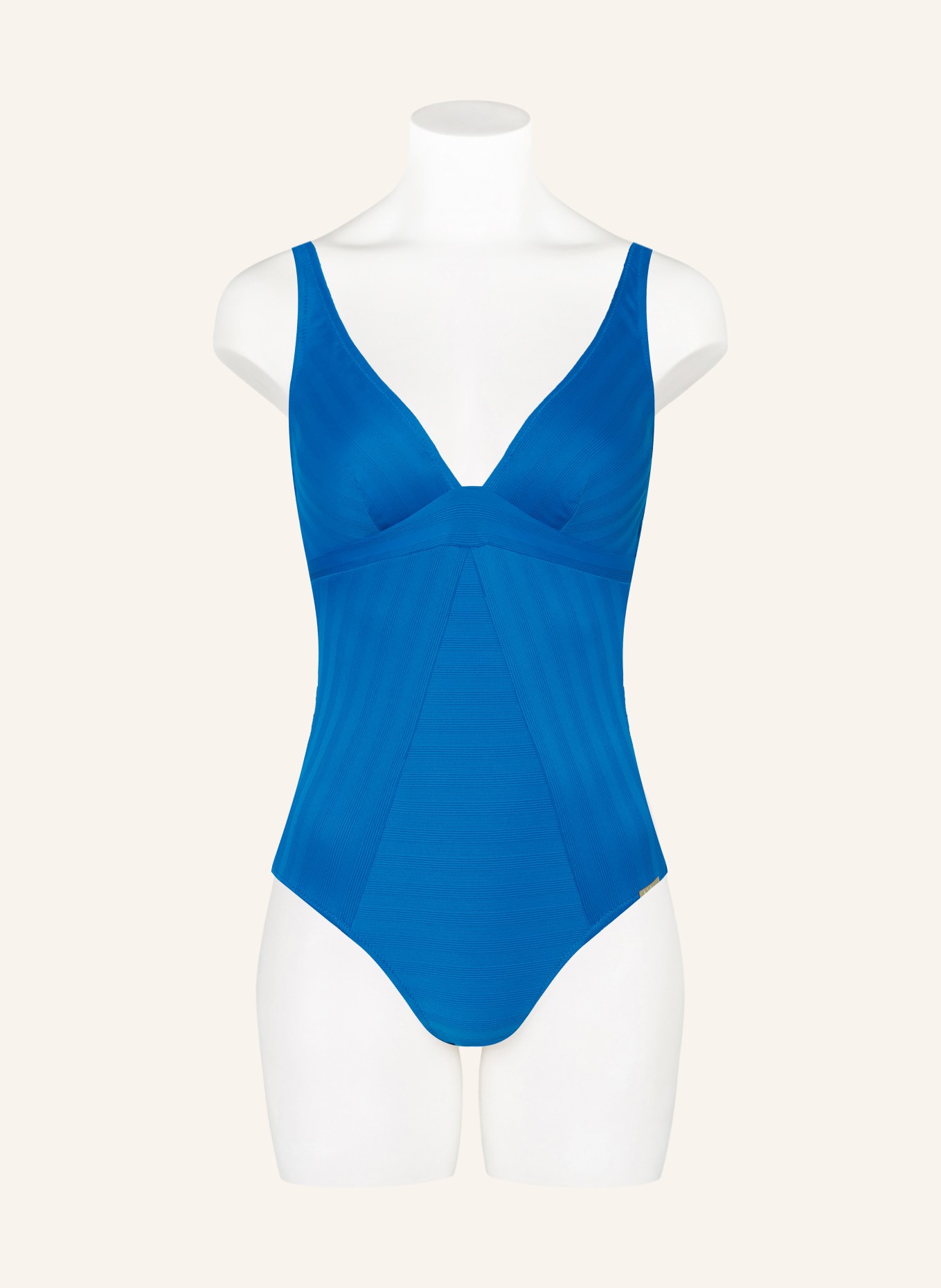 Lidea LINEAR CODE swimsuit: BLUE