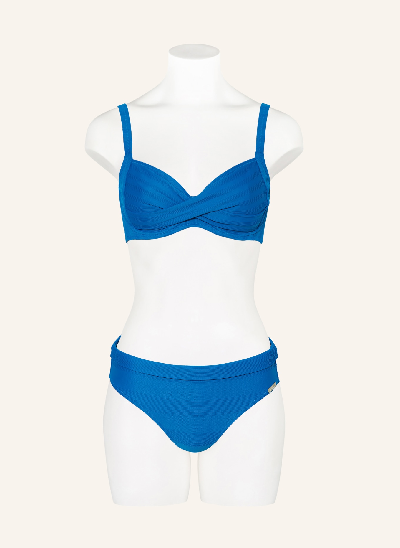 Lidea Biustonosz bikini z fiszbinami LINEAR CODE: NIEBIESKI