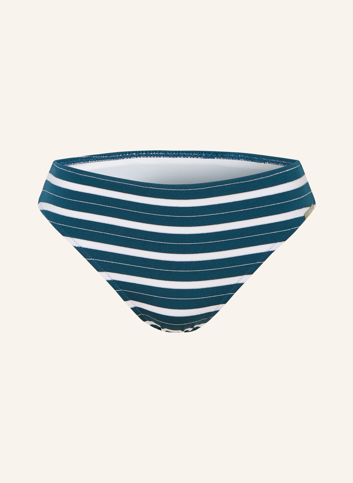 Lidea Basic bikinibroekje STRIVE STRIPE: PETROL / ZILVER / WIT