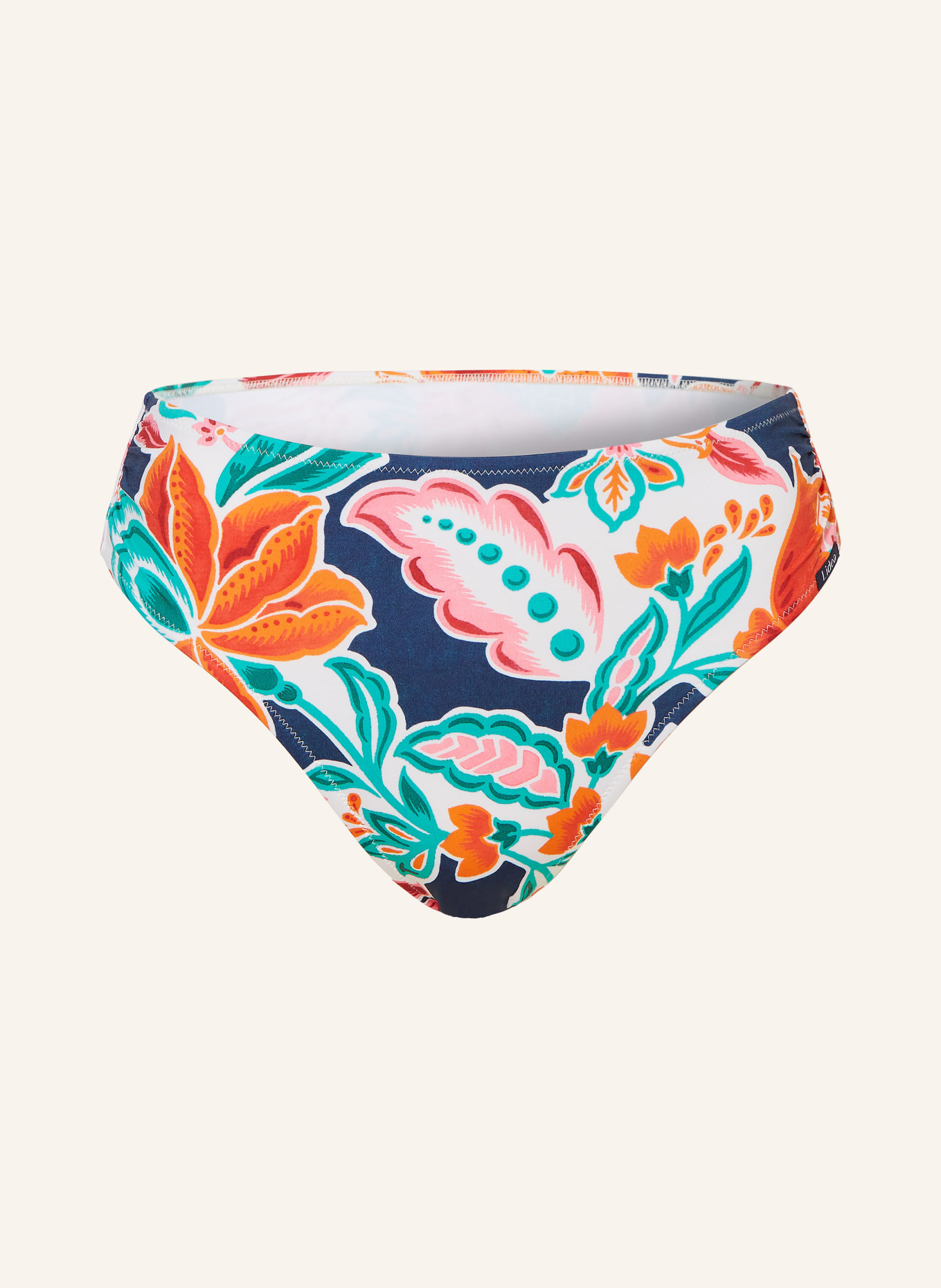 Lidea Basic-Bikini-Hose PETAL PATCH: DUNKELBLAU / ORANGE / DUNKELGRÜN